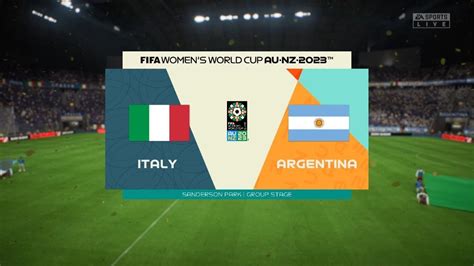 italy vs argentina women's world cup